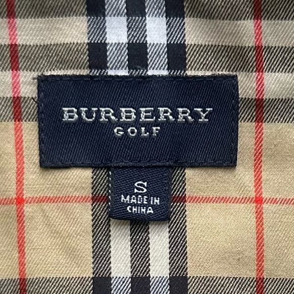 Burberry Light Blue and White Check Full Zip Jacket Size Small - Picture 8 of 11